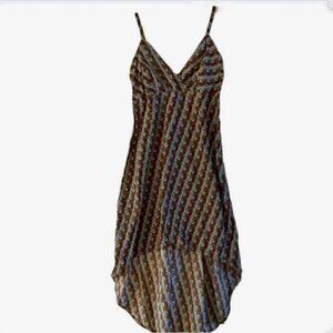 Dharma High-Low Strappy Cotton Dress, Y2K, Friends Style, M/L